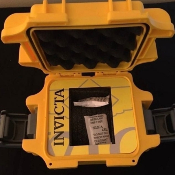 INVICTA S1 RALLY 48 MM RED LABLE (COME IN A YELLOW 1 SLOT DIVE CASE ) - Picture 15 of 16